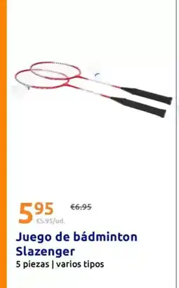 Action Juego de badminton slazenger oferta