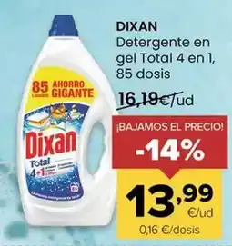 Autoservicios Familia Dixan - detergente en gel total 4 en 1 oferta