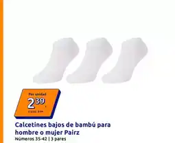 Action Calcetines bajos de bambu para hombre pairz oferta