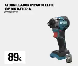 Brico Depôt Impacto - atornillador elite 18v sin batería oferta