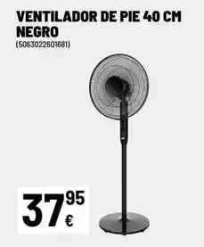 Brico Depôt Ventilador de pie negro oferta