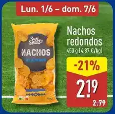 ALDI Nachos redondos oferta