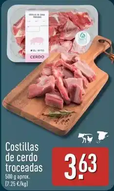 ALDI Costillas de cerdo troceadas oferta