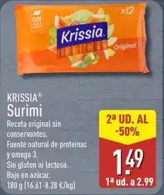 ALDI Krissia - suimi oferta