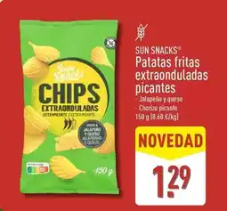 ALDI Sun snacks - patatas fritas extraonduladas picantes oferta
