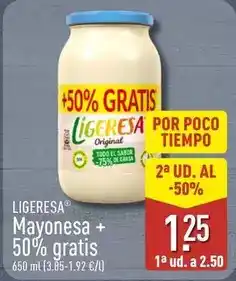 ALDI Ligeresa - mayonesa oferta