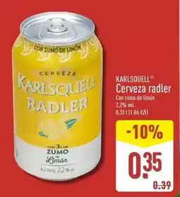ALDI Karlsquell - cerveza radler oferta