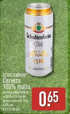ALDI Malta - cerveza 100% malta oferta