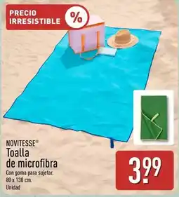 ALDI Novitesse - toalla de microfibra oferta