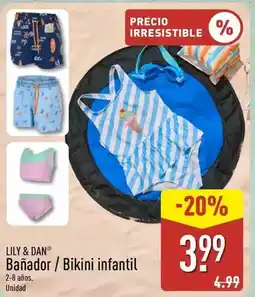 ALDI Lily & dan - bañador / bikini infantil oferta