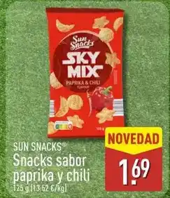 ALDI Sun snacks - snacks sabor paprika y chili oferta