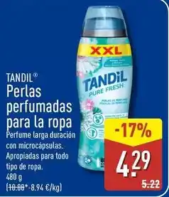 ALDI Tandil - perlas perfumadas para la ropa oferta