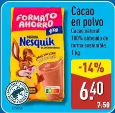 ALDI Nesquik - cacao en polvo oferta