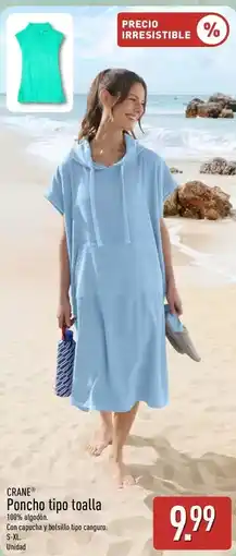 ALDI Crane - poncho tipo toalla oferta