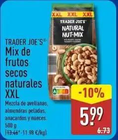 ALDI Trader joe´s - mix de frutos secos naturales xxl oferta