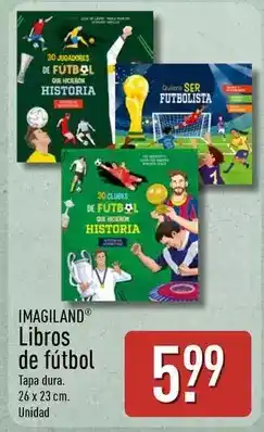 ALDI Imagiland - libros de futbol oferta