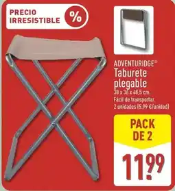 ALDI Adventuridge - taburete plegable oferta