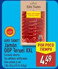 ALDI Aire sano - jamón dop teruel xxl oferta