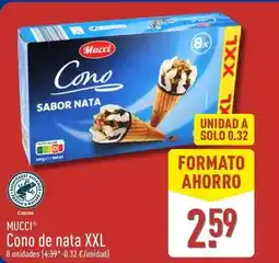 ALDI Mucci - cono de nata xxl oferta