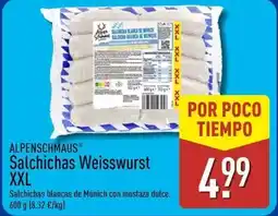 ALDI Alpenschmaus - salchichas weixswurst xxl oferta
