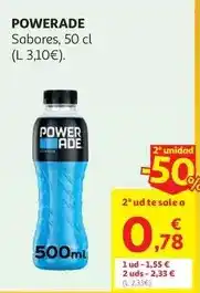 Alcampo Beb.dep.powerade ice storm 50 cl oferta