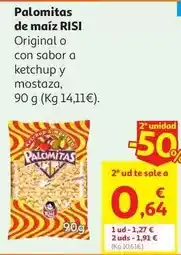 Alcampo Risi palomitas ketchup&mostaza 90 g oferta