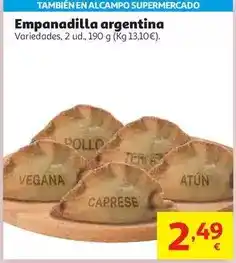 Alcampo Empanadilla arg. pollo criollo 2u 190 g oferta