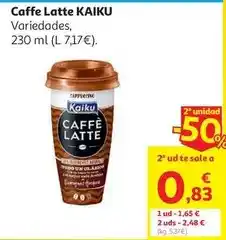 Alcampo Caffe latte capuccino kaiku 230ml oferta