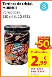 Alcampo Tarro cristal turron el almendro murmui 550ml 375gr oferta