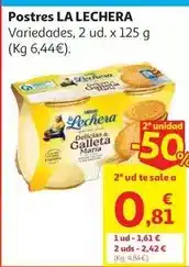 Alcampo Galleta maria vidrio la lechera x2 125g oferta