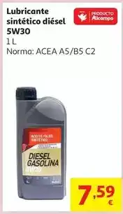 Alcampo Lubricante auchan 5w30 1l oferta