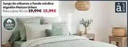 Alcampo Juego sabanas cotton maison urban 1 90 oferta