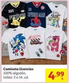 Alcampo C2pro110500336-camiseta mc ni#o disney#3 negro oferta