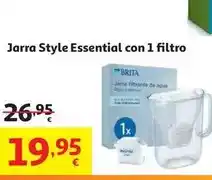 Alcampo Brita - jarra style essential con 1 filtro oferta