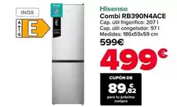 Carrefour Hisense - combi rb390n4ace oferta