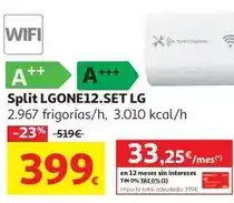 Alcampo Lg - split lgone12.set oferta