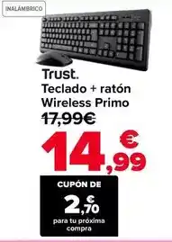 Carrefour Trust - teclado + ratón wireless primo oferta