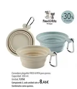 El Corte Inglés Rita - comedero plegable para perros oferta