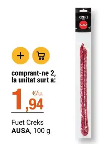 BonpreuEsclat Ausa - fuet creks oferta