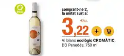 BonpreuEsclat Eco - vi blanc lògic cromatic, do penedès oferta