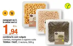 BonpreuEsclat Terra - llenties, mongetes o cigrons cuits oferta