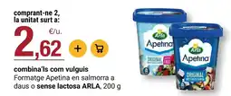 BonpreuEsclat Arla - formage apetina en salmorra a daus o sense lactosa oferta