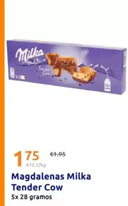 Action Milka - magdalenas tender cow oferta