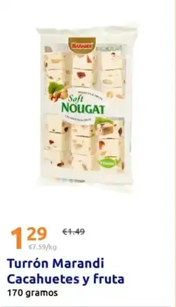 Action Marandi - turron cacahuetes y fruta oferta