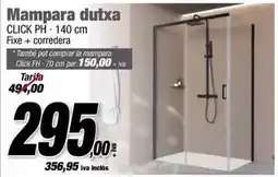 Ferrolan Mampara dutxa oferta