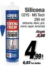 Ferrolan Ceys - silicona ms tech oferta