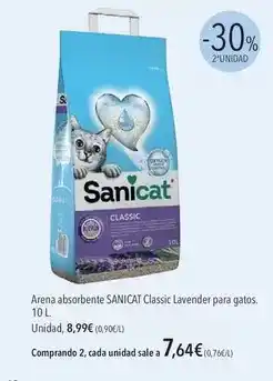 El Corte Inglés Sanicat - arena assorbente classic lavender para gatos oferta