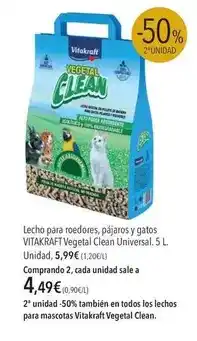 El Corte Inglés Vitakraft - lecho para redores, pjaros y gatos oferta