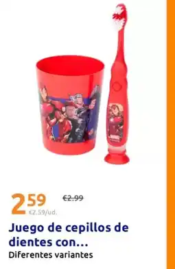 Action Juego de cepillos de dientes con oferta