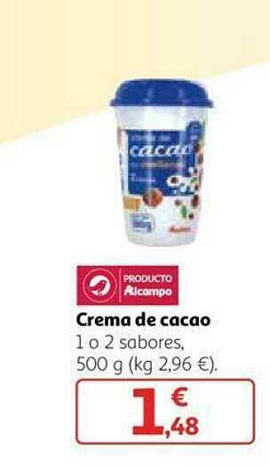Alcampo Crema De Cacao oferta